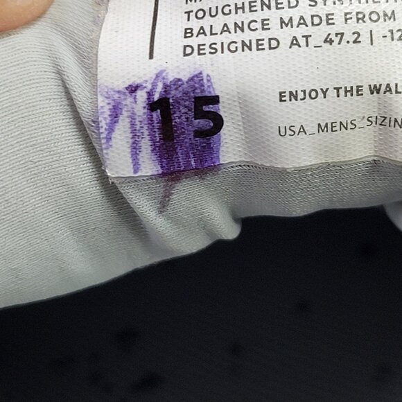 True Linkswear Original 1.2 Mens 15 Golf Shoes White Black Gray Athletic Leather - Picture 12 of 13